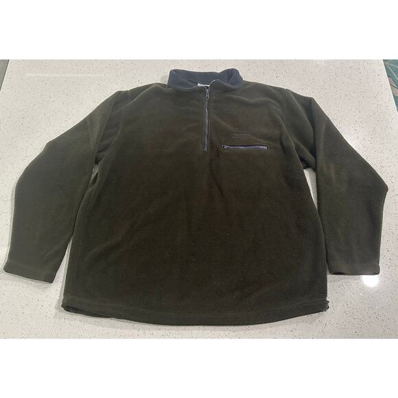 Ron Jon Surf Shop Cocoa Beach Men’s Black 1/4 Zip Pullover with Pockets Size XL - Picture 1 of 5